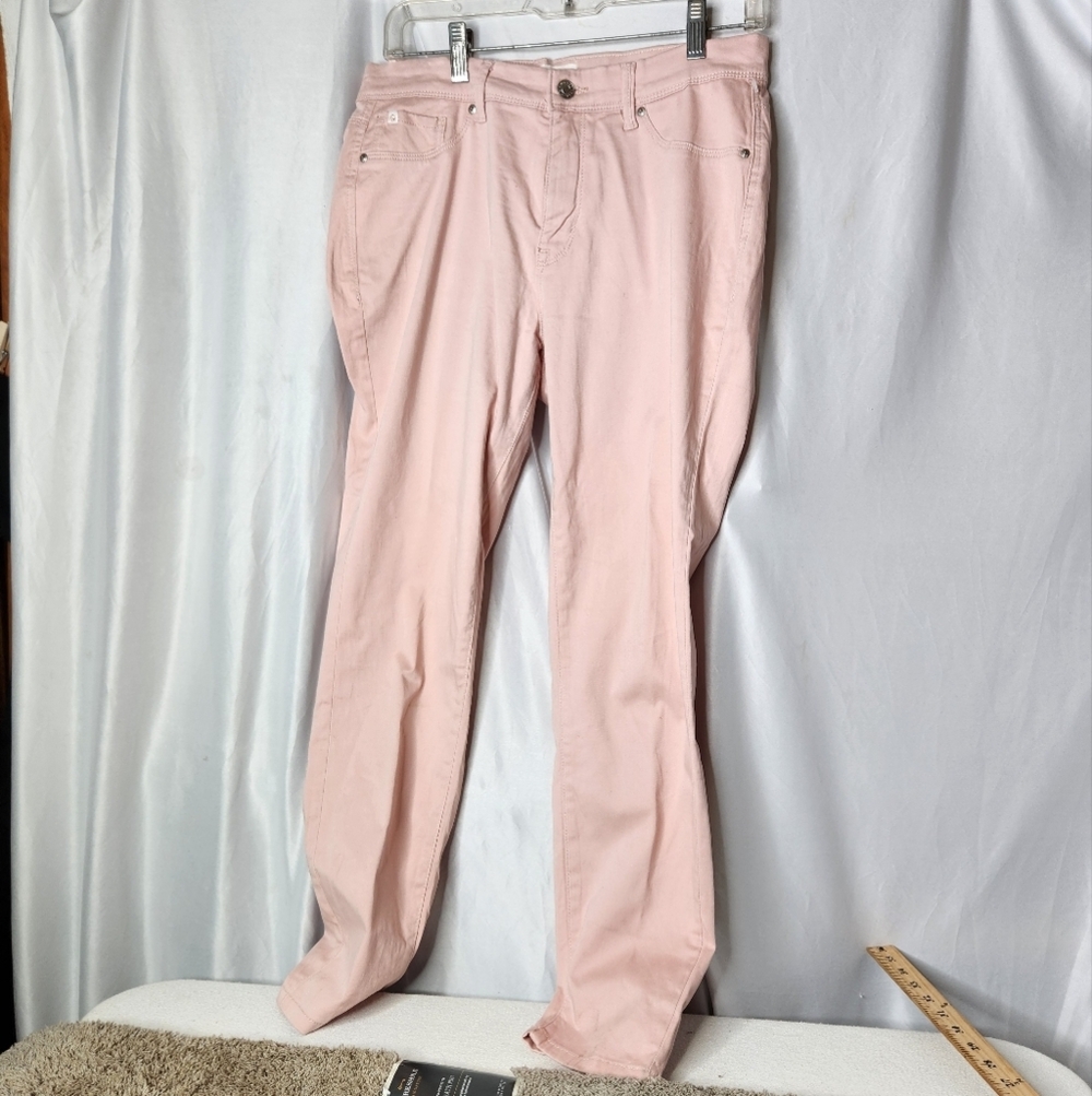 Women's Pink Minimalist Jeggings - Size 8/29" - Curve